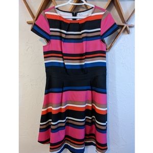 Elle Striped Dress Size M